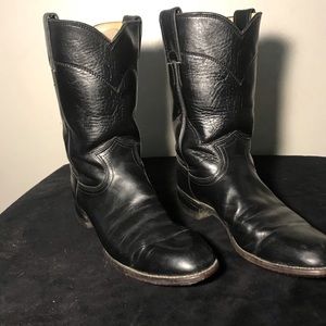 Justin Ladies Leather Western Boots Sz 7